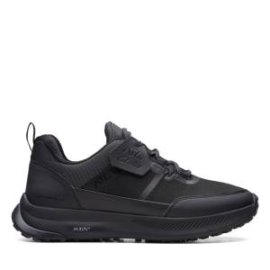 Clarks ATL Trail Lace Waterproof Men's Sneakers Black | CLK381GMQ