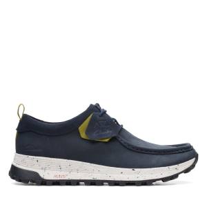 Clarks ATL Trek Wally Men's Sneakers Navy | CLK417UQZ