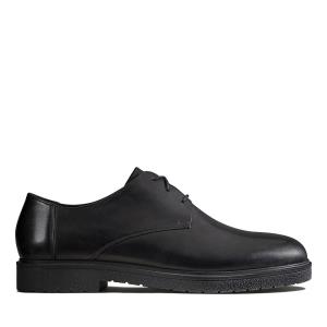 Clarks Ashcroft Plain Men's Black Shoes Black | CLK385EXG