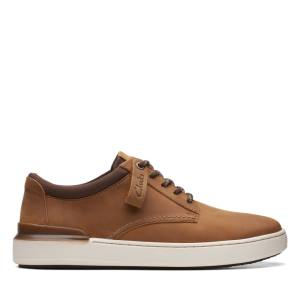 Clarks Court Lite Derby Men's Sneakers Light Brown | CLK248KAP