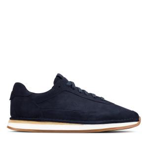 Clarks Craft Run Lace Men's Sneakers Navy | CLK946ABC