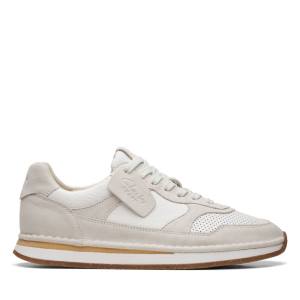 Clarks Craft Run Tor Men's Sneakers White | CLK783GMF