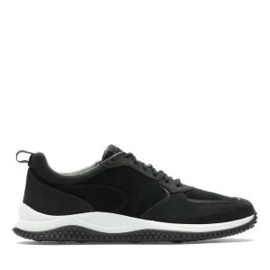 Clarks Puxton Run Men's Sneakers Black | CLK986SBN