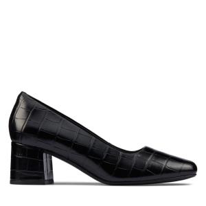 Clarks Sheer55 Court Women's Heels Shoes Black | CLK623NIB