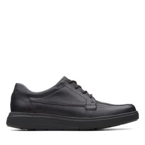 Clarks Un Abode Ease Men's Black Shoes Black | CLK196OIP