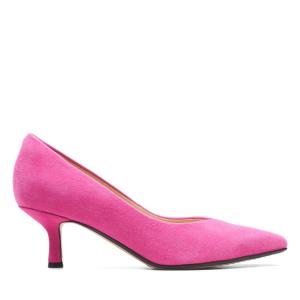 Clarks Violet 55 Court Women's Heels Shoes Purple | CLK123KNB