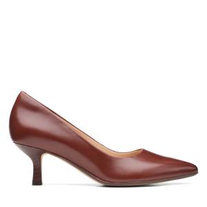 Clarks Violet 55 Rae Women's Heels Shoes Light Brown | CLK795LOU