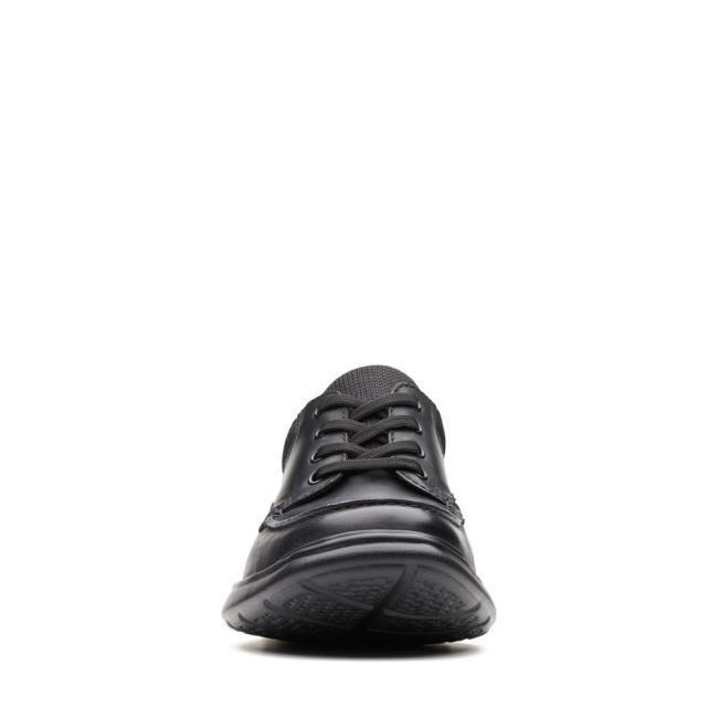 Clarks Cotrell Edge Men's Black Shoes Black | CLK953AVL