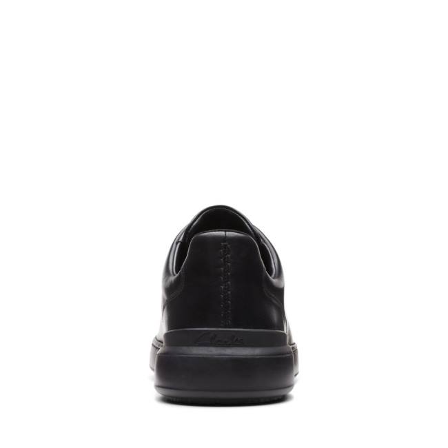 Clarks Court Lite Lace Men's Sneakers Black | CLK845MGR