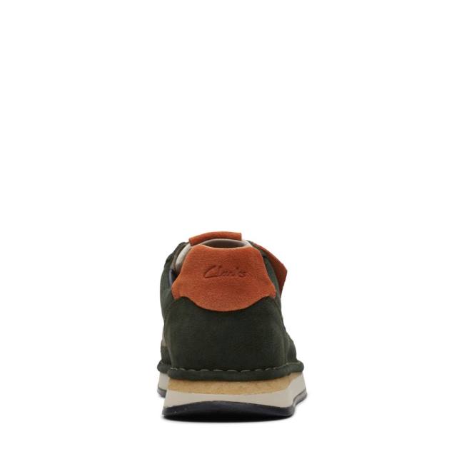 Clarks Craft Run Tor Men's Sneakers Olive | CLK310MHB