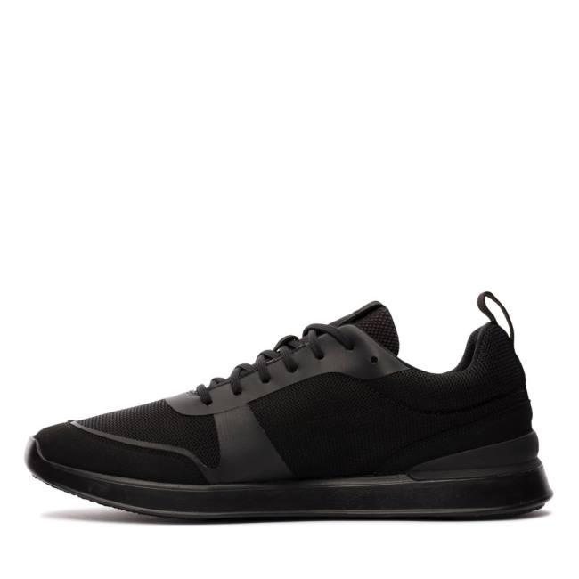 Clarks LT Lace Men's Sneakers Black | CLK869NGY