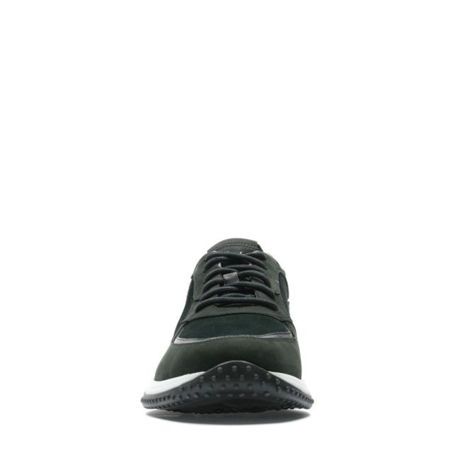 Clarks Puxton Run Men's Sneakers Black | CLK986SBN