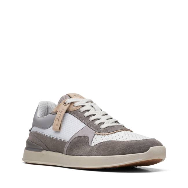 Clarks Race Lite Tor Men's Sneakers Grey | CLK643ORQ