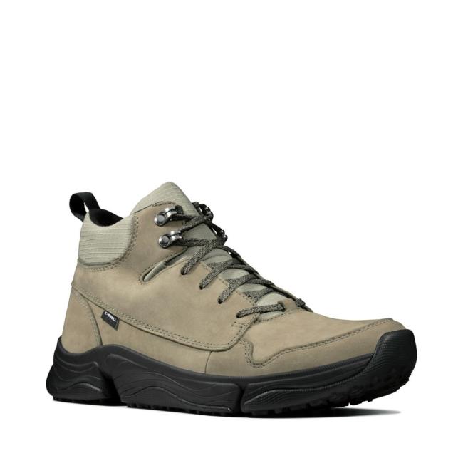 Clarks Tri Path Hike Men's Sneakers Olive | CLK840PAQ