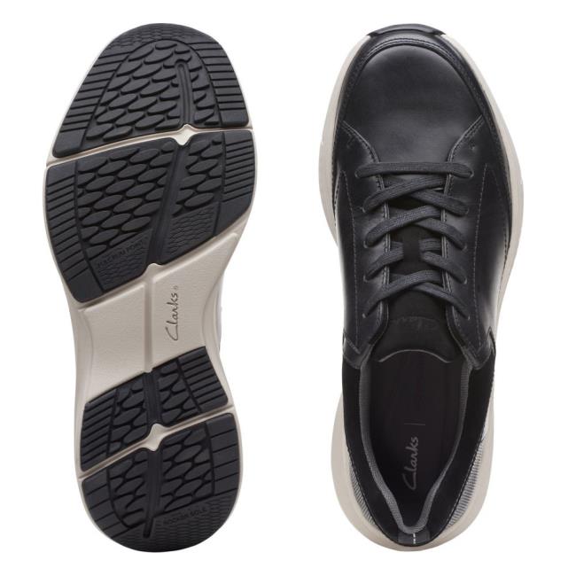 Clarks Wave2.0 Way Men's Sneakers Black | CLK609LEM