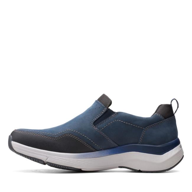 Clarks Wave 2.0 Edge Men's Sneakers Navy | CLK980SZD